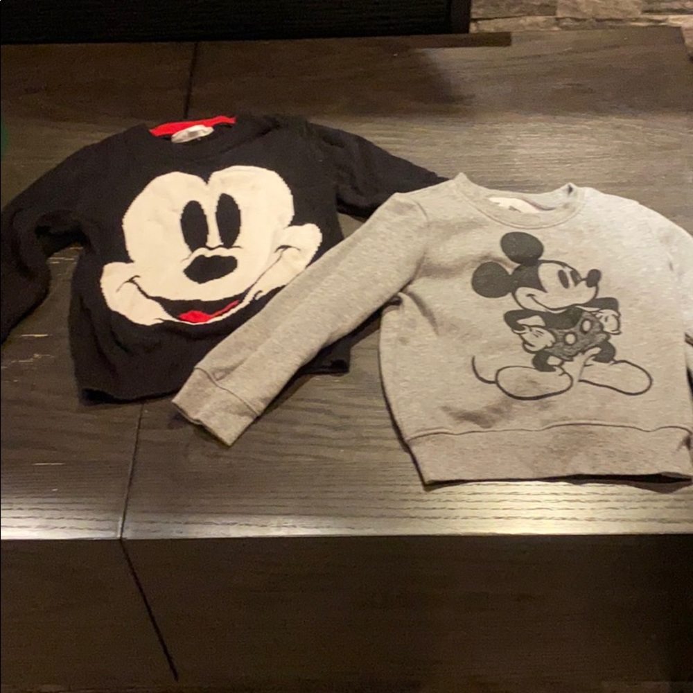 (2) 3T Mickey Mouse Sweaters